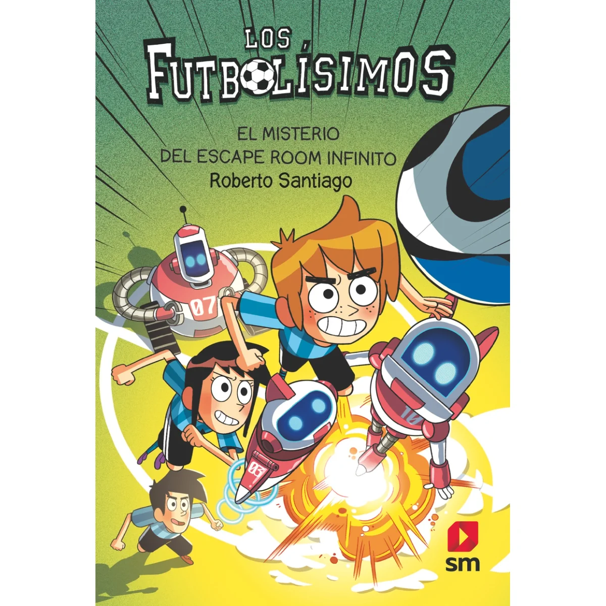 Los Futbolísimos 28: El misterio del escape room infinito, Roberto San