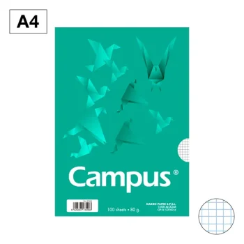 Fulls A4 quad 4mm 80g no perforat Campus 001604 -p 100-