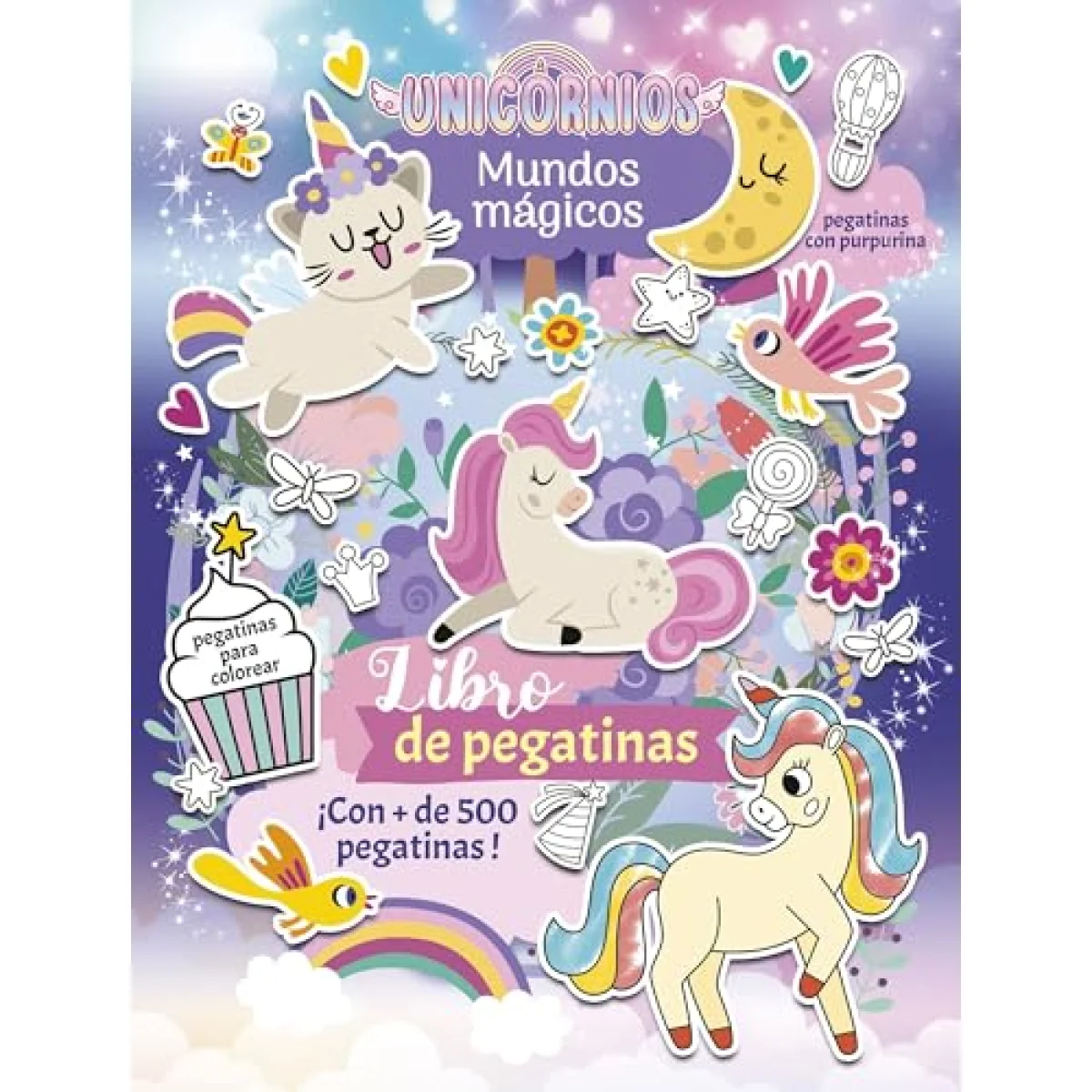 Unicornios. Mundos mágicos. Libro de pegatinas, Planeta Junior