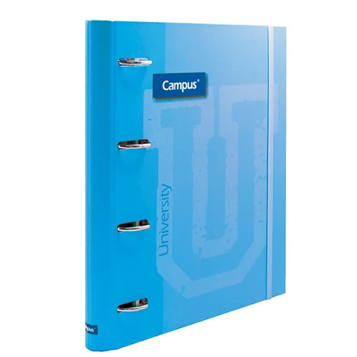 Ringbook A4 4x20 5x5 100f 90g blau clar Campus Soft 181347