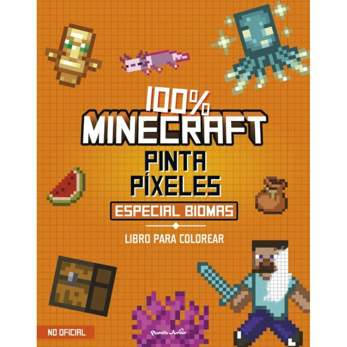 100% Minecraft. Pinta píxeles. Especial biomas, Planeta Junior