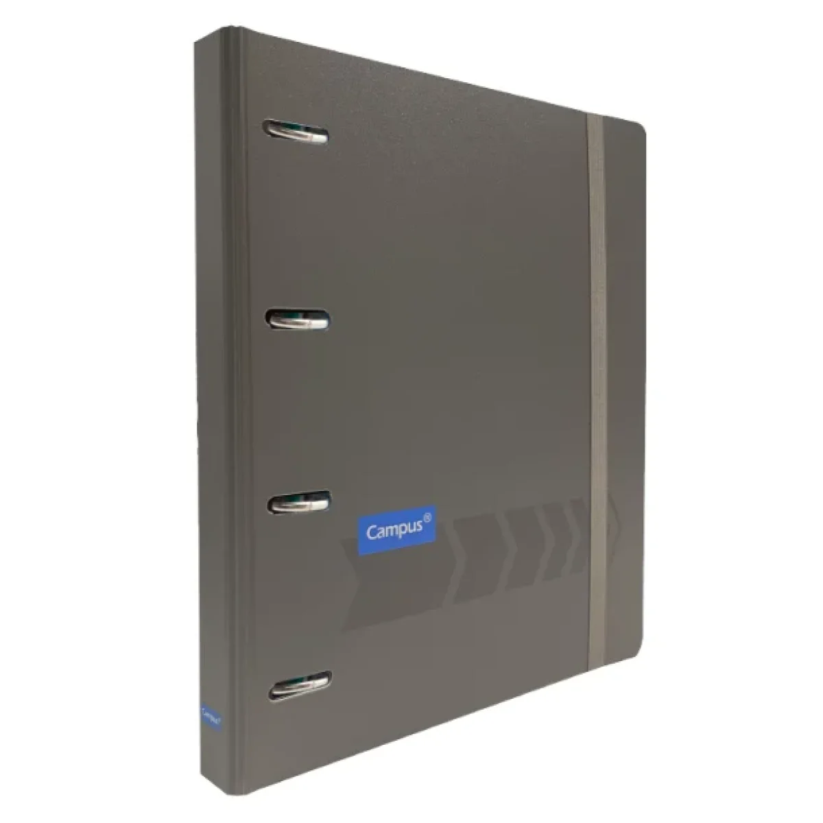 Ringbook A4 4x20 5x5 120f 90g PP gris Campus 181406