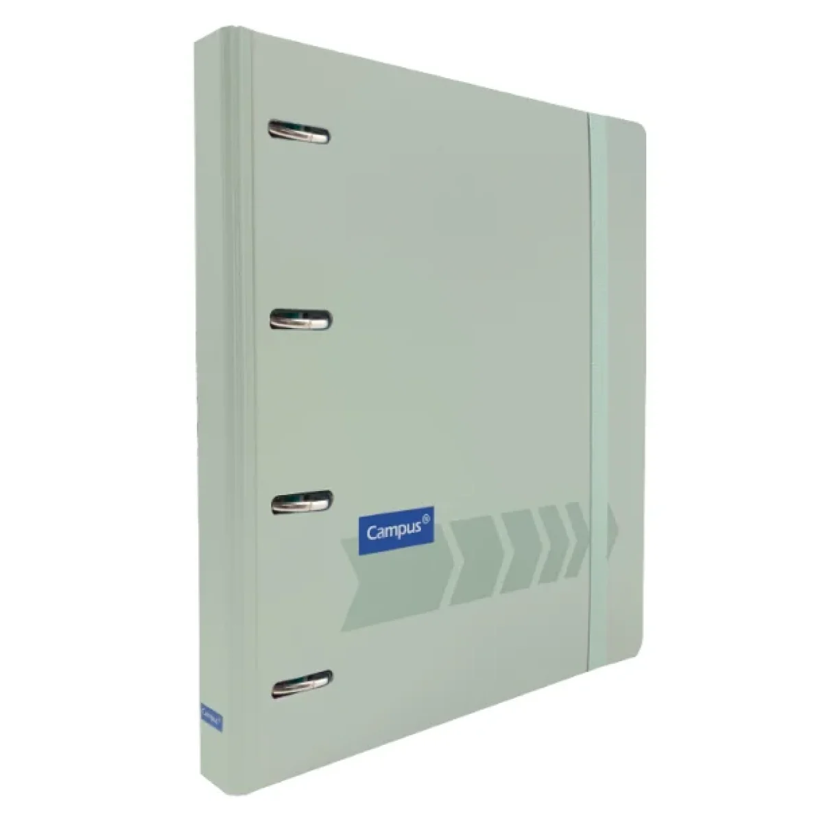 Ringbook A4 4x20 5x5 120f 90g PP Light Green Campus 181409