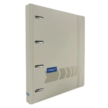 Ringbook A4 4x20 5x5 120f 90g PP Beige Campus 181410