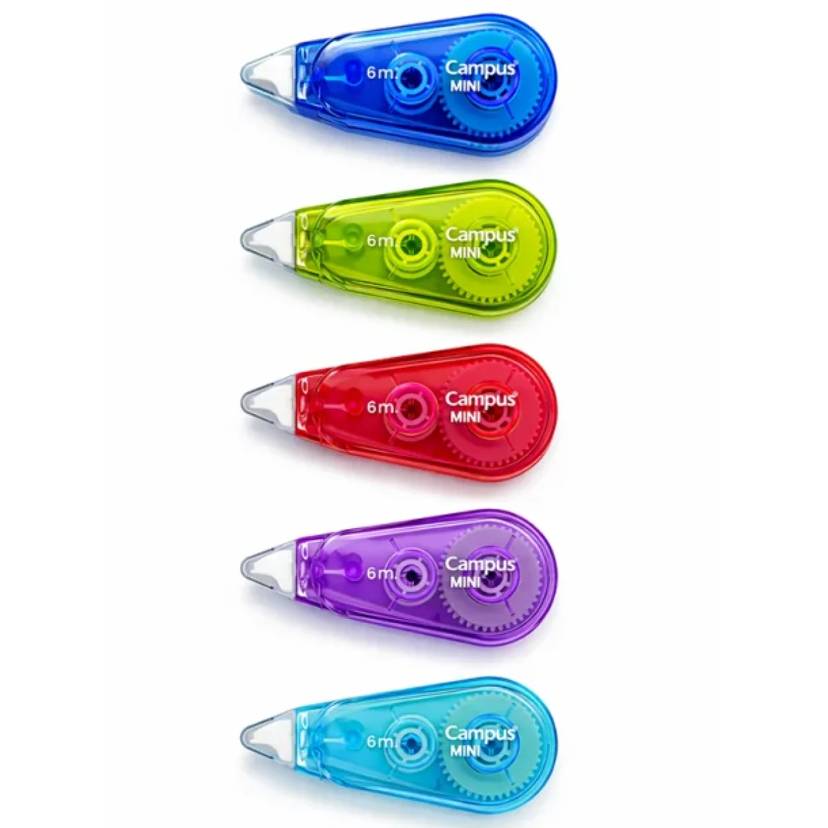 Corrector cinta 5mm x 6m Campus Mini Fluor 081854