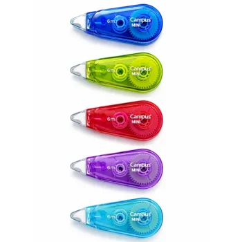 Corrector cinta 5mm x 6m Campus Mini Fluor 081854