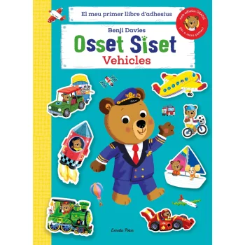 Osset Siset. El meu primer llibre d'adhesius. Vehicles, Benji Davies, 