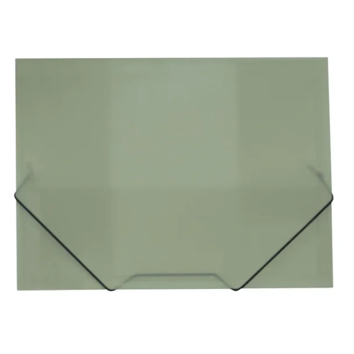 Carpeta gomes polipropile gris Manhattan transp A4+ Plus 180339