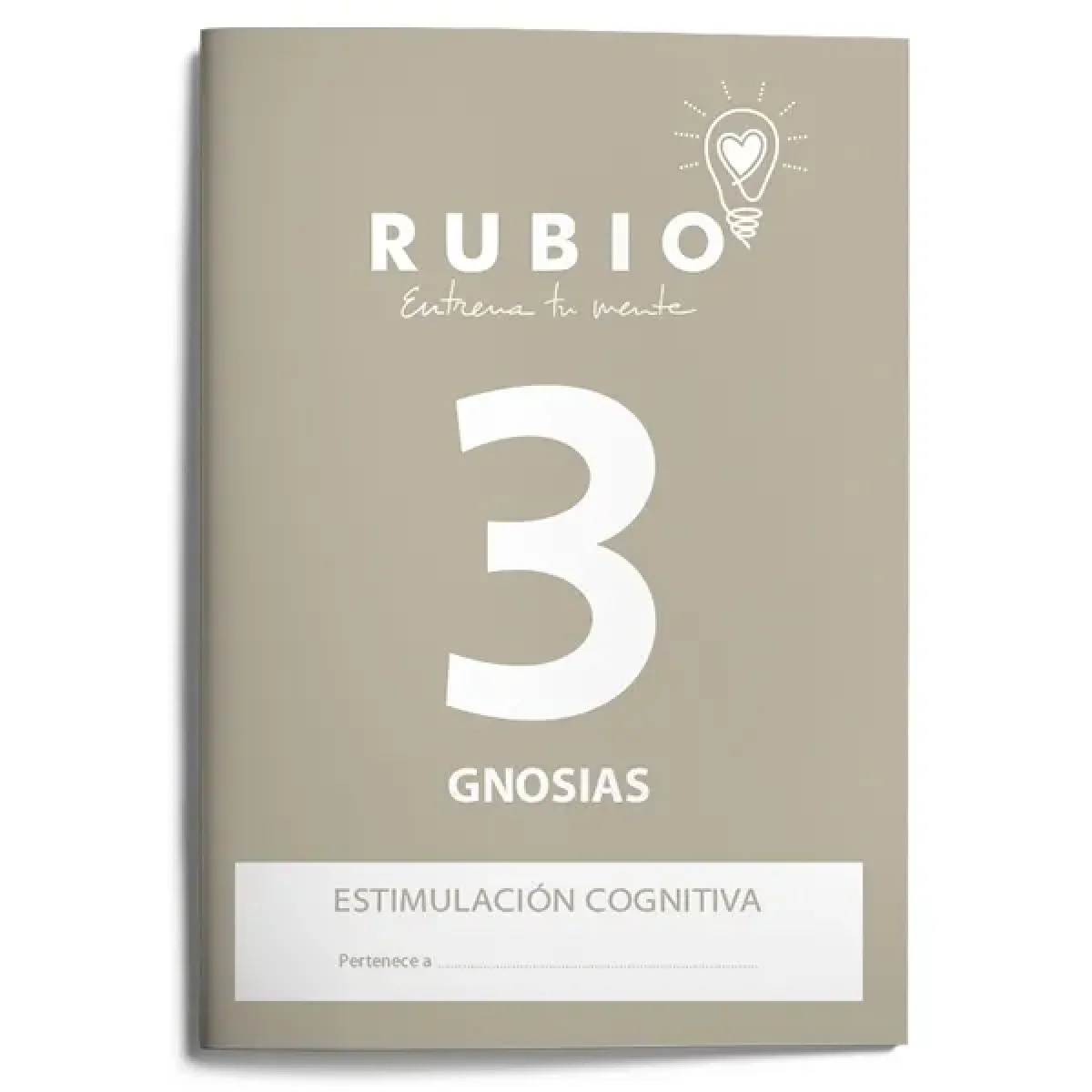Quadern Estimulació congnitiva, Gnoies 3, Rubio
