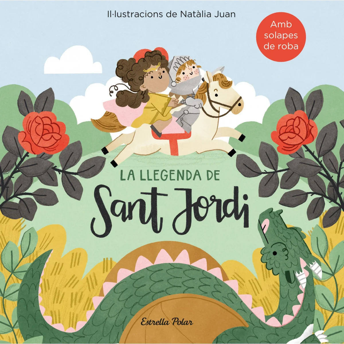La llegenda de Sant Jordi amb solapes de roba, Natàlia Juan abelló, Es
