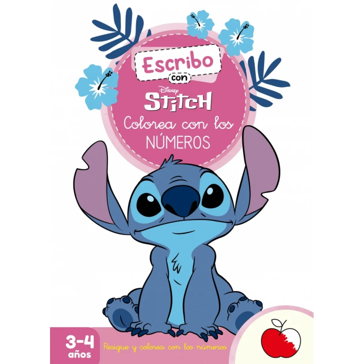 Colorea con los numeros Stitch, Disney