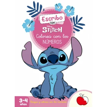 Colorea con los numeros Stitch, Disney