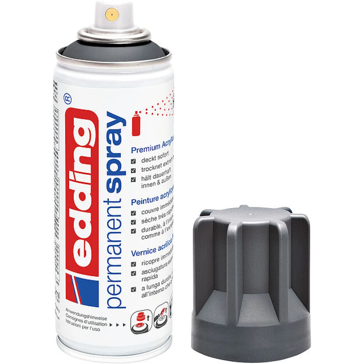 Spray permanent antracita mate Edding 5200
