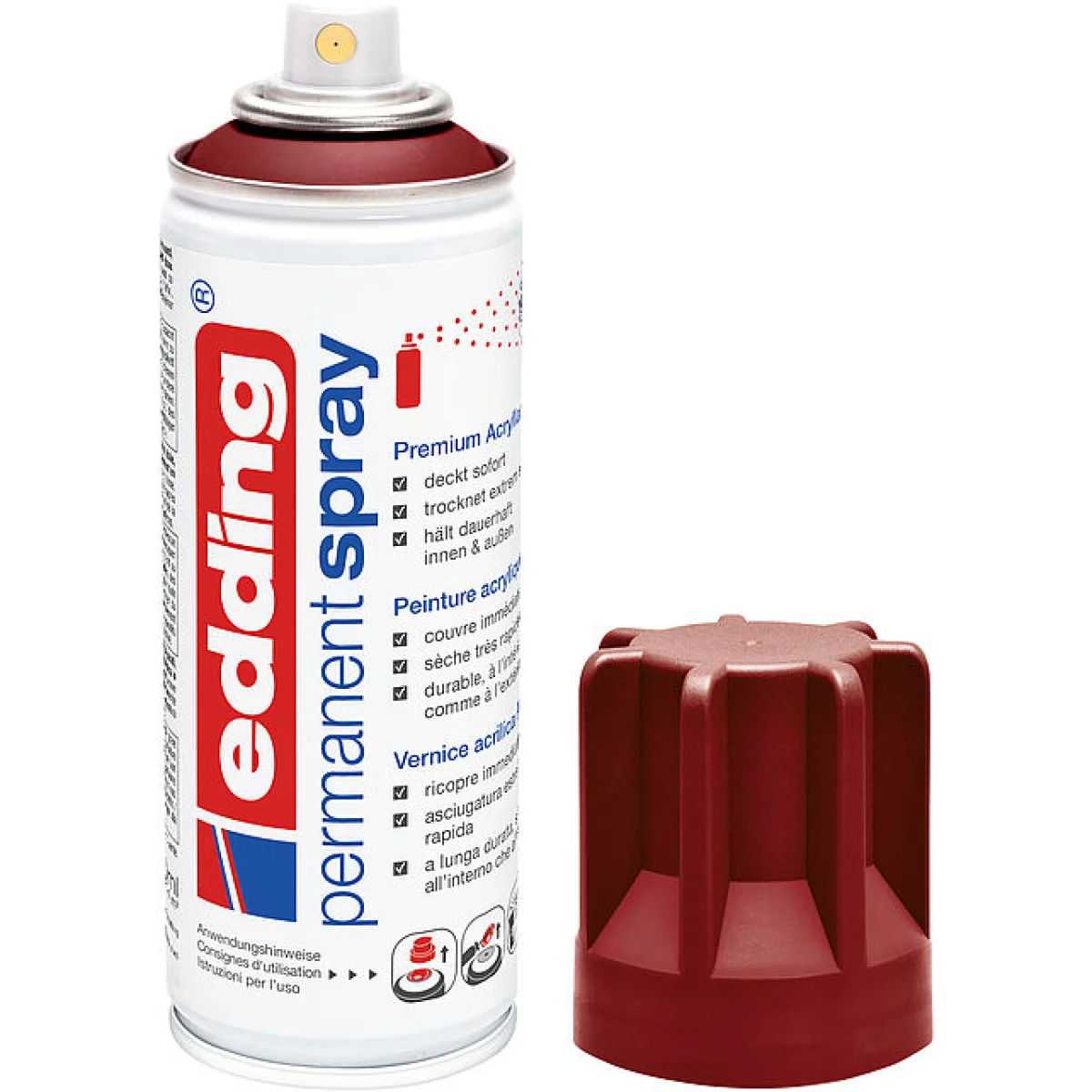 Spray permanent vermell púrpura mate Edding 5200