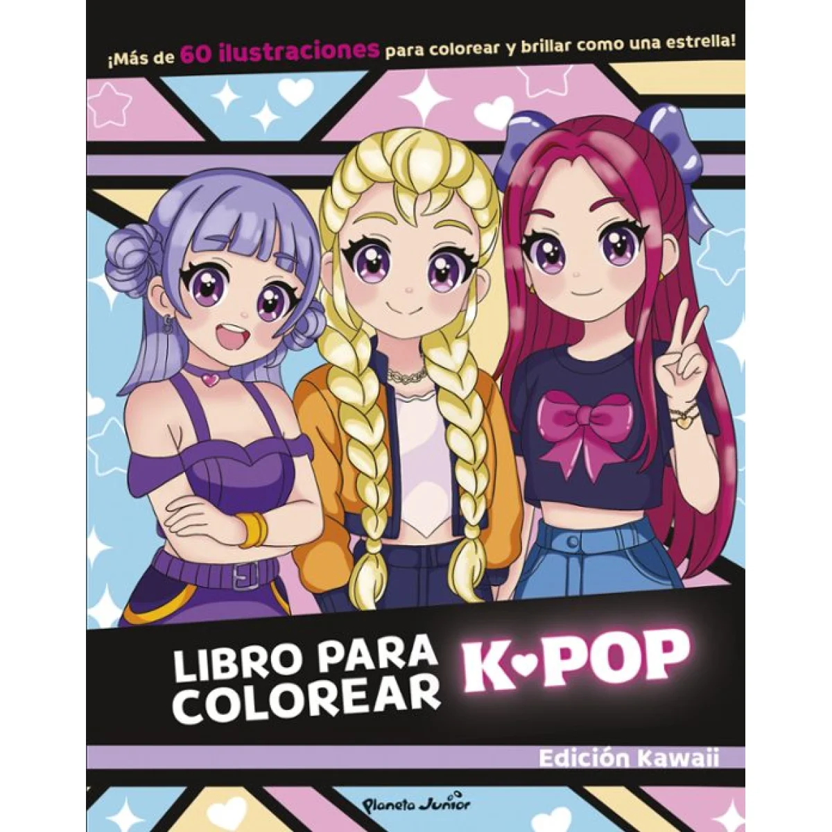 Libro para colorear K-pop, Planeta Junior