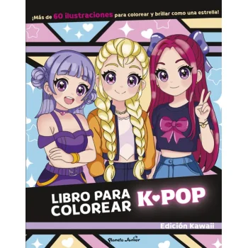 Libro para colorear K-pop, Planeta Junior