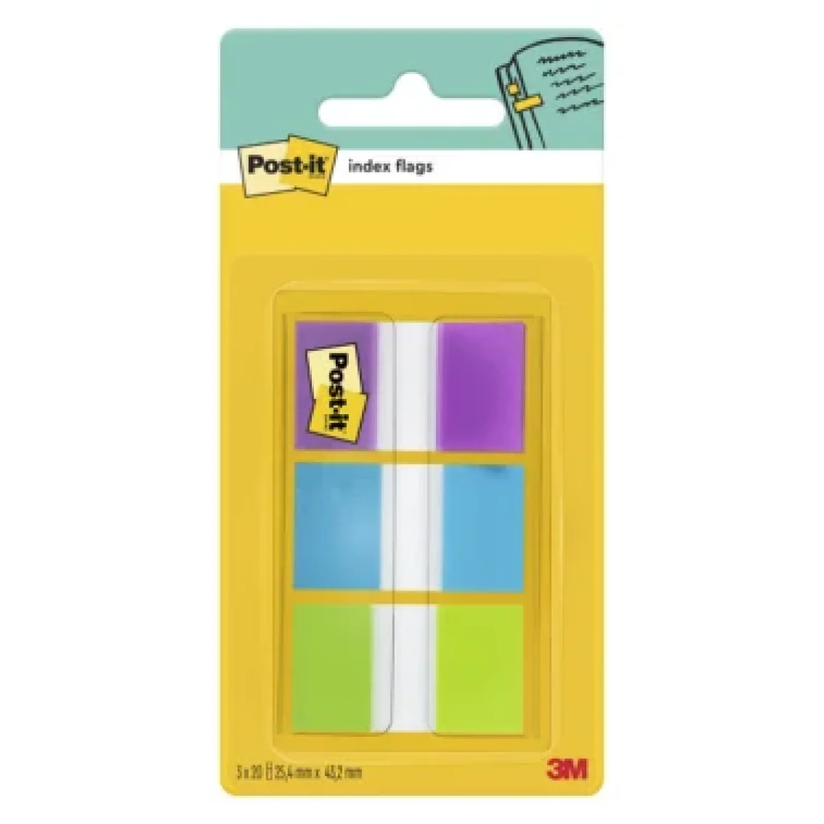 Banderetes separadores 3 colors Post-It 680-PBG