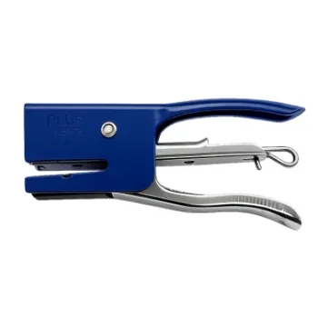 Grapadora 12 fulls tenalla blava Plus DX-5 040098