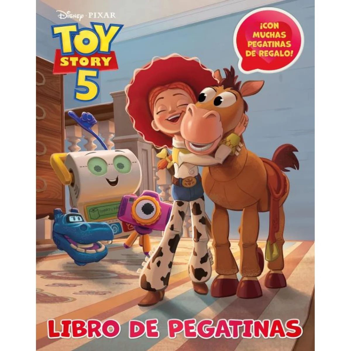 Toy Story 5. Libro de pegatinas, Disney Libros
