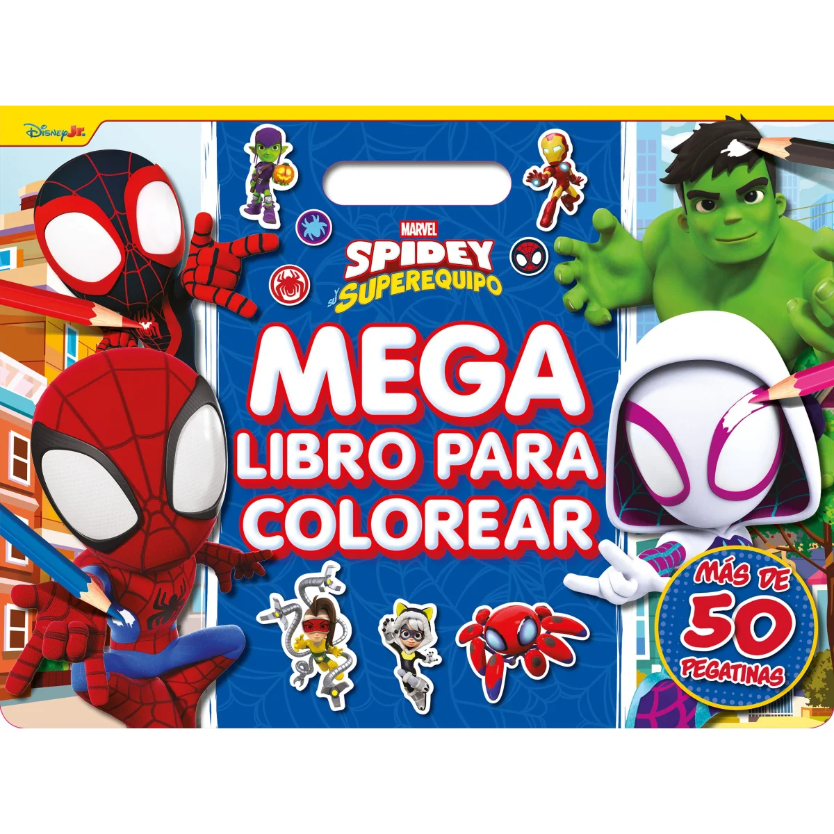 Spidey y su superequipo. Megalibro para colorear, Disney Libros