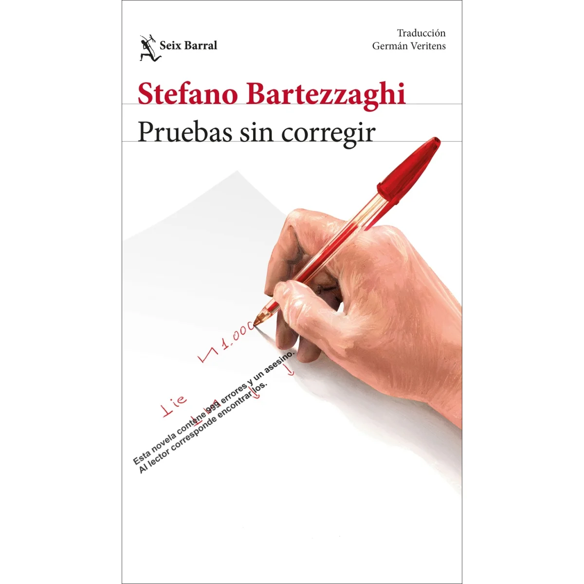 Pruebas sin corregir, Stefano Bartezzaghi, Seix Barral