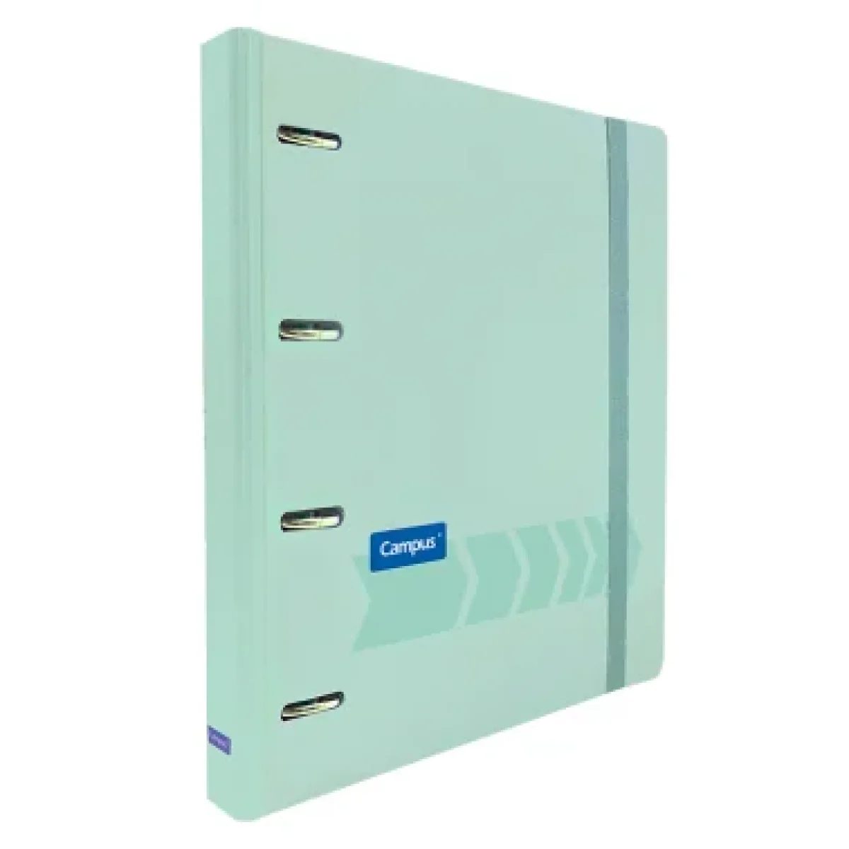 Ringbook A4 4x20 5x5 120f 90g PP verd pastel Campus 181416