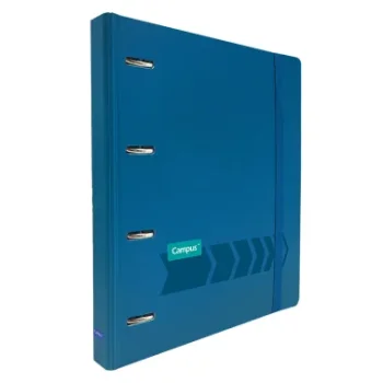 Ringbook A4 4x20 5x5 120f 90g PP blau Campus 181419