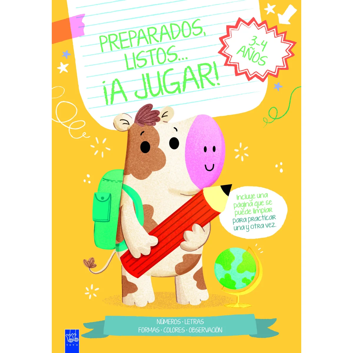 Preparados, listos... ¡a jugar! 3-4 años naranja, Yoyo