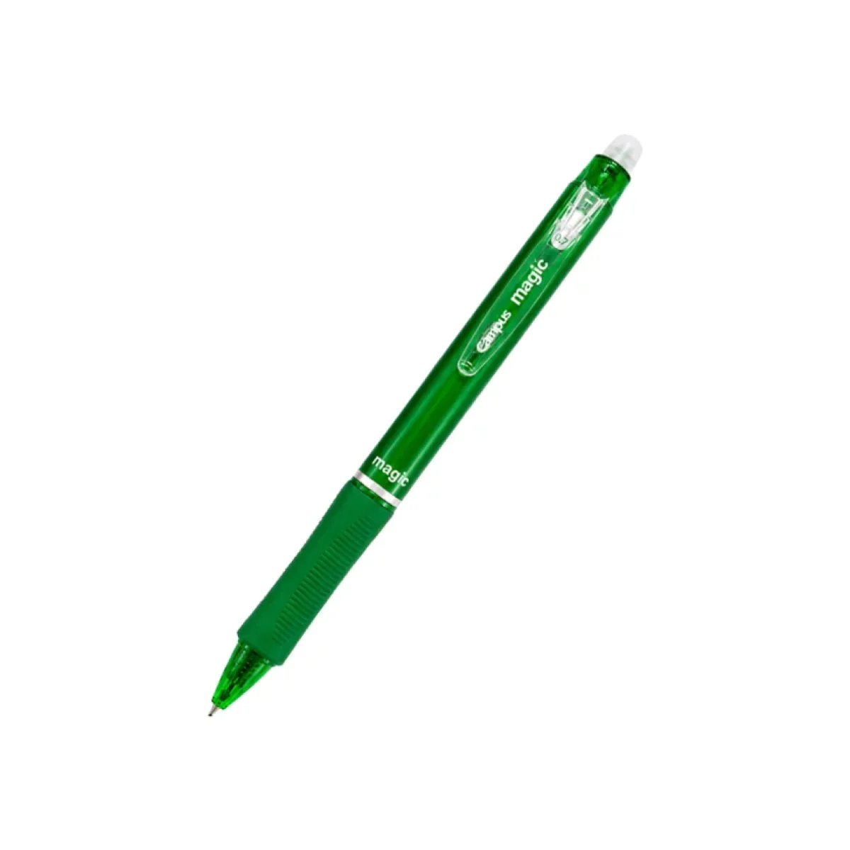 Bolígraf verd 0.7 mm borrable Campus Magic Click 081863
