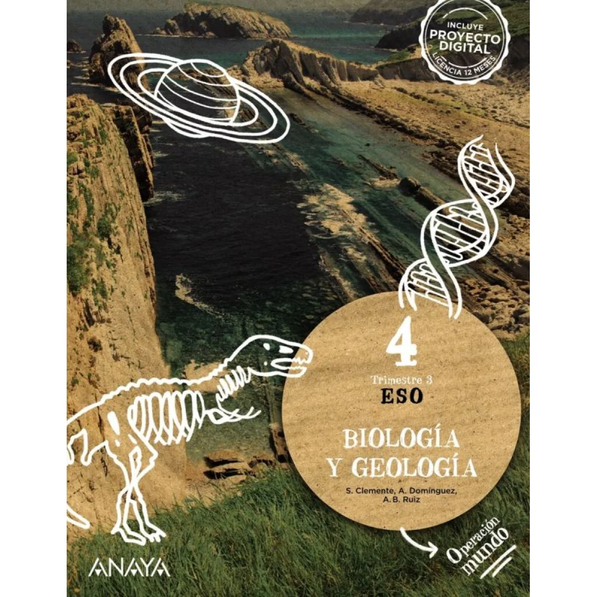 Biología y geología 4 ESO, operación mundo, Anaya