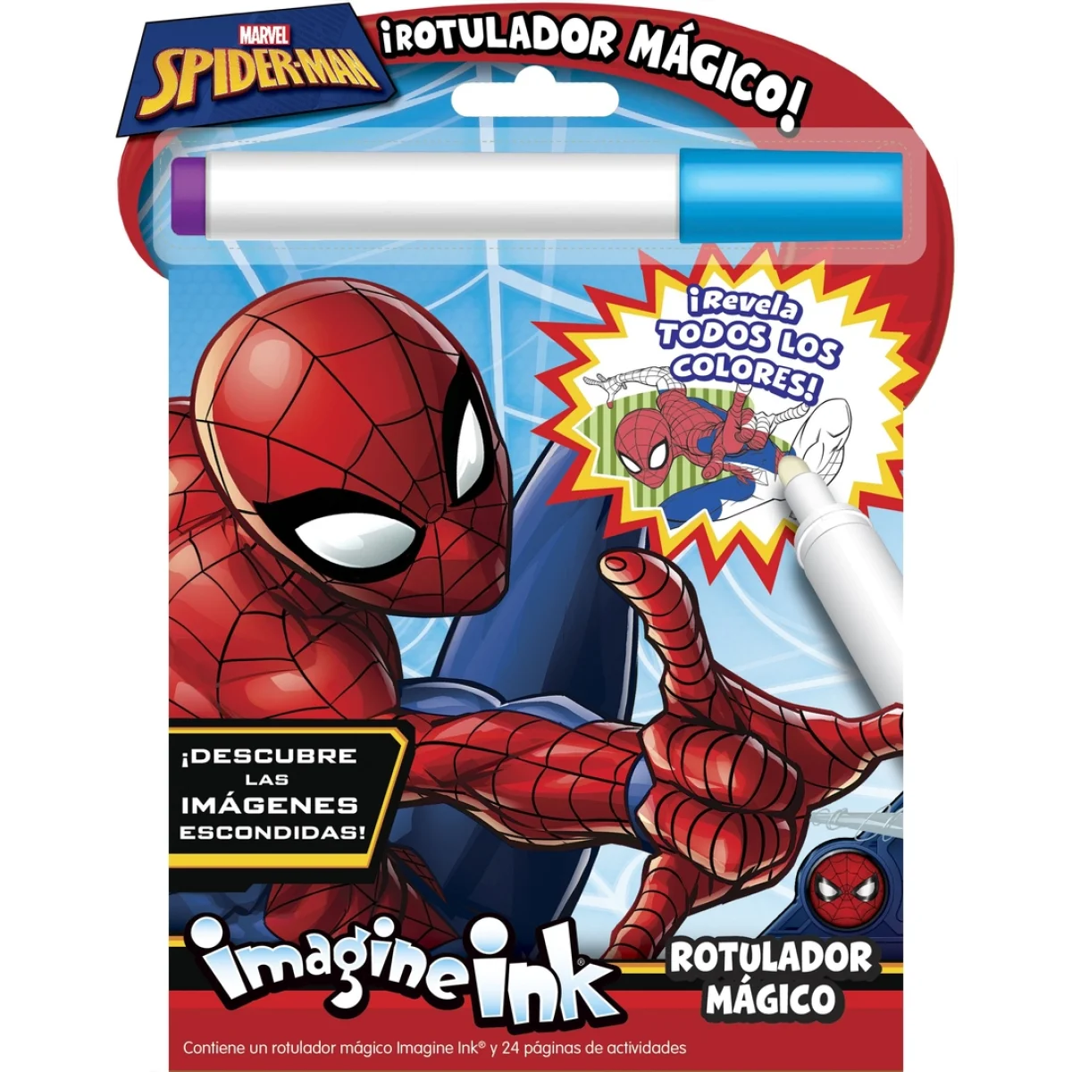 Spider-man, Rotulador Mágico, Disney Libros