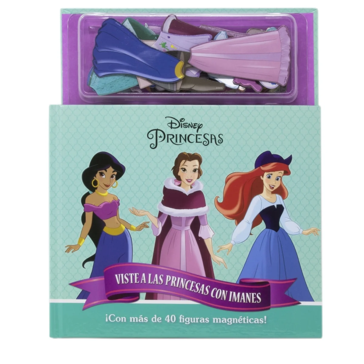 Princesas. Viste a las princesas con imanes, Disney Libros