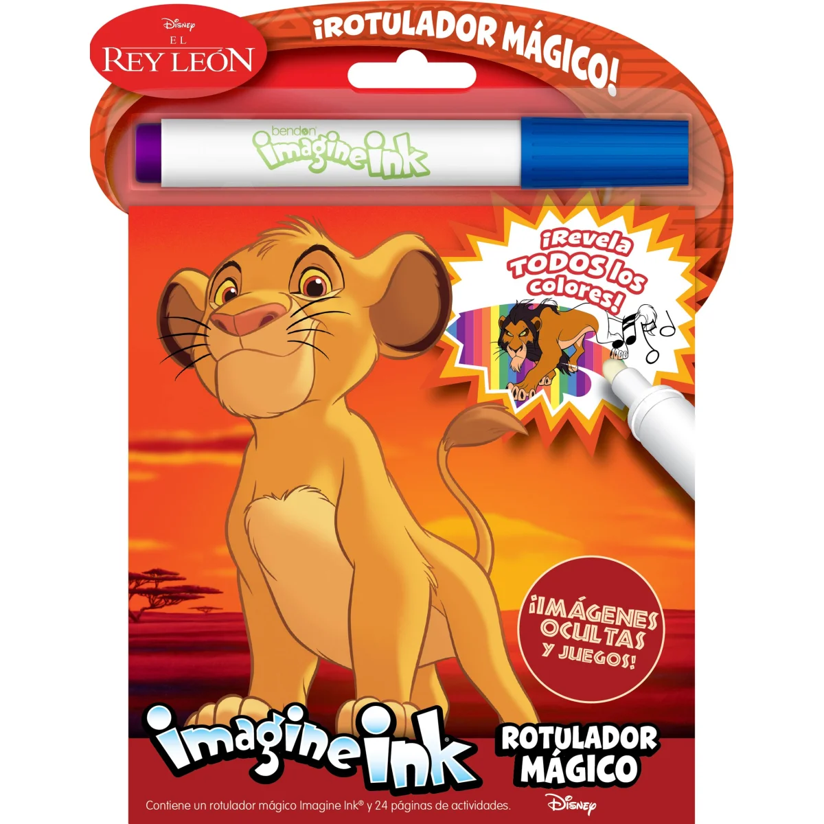 El Rey León. Rotulador mágico, Disney Libros