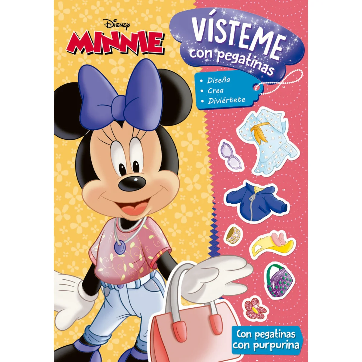 Minnie. Vísteme con pegatinas 2, Disney Libros