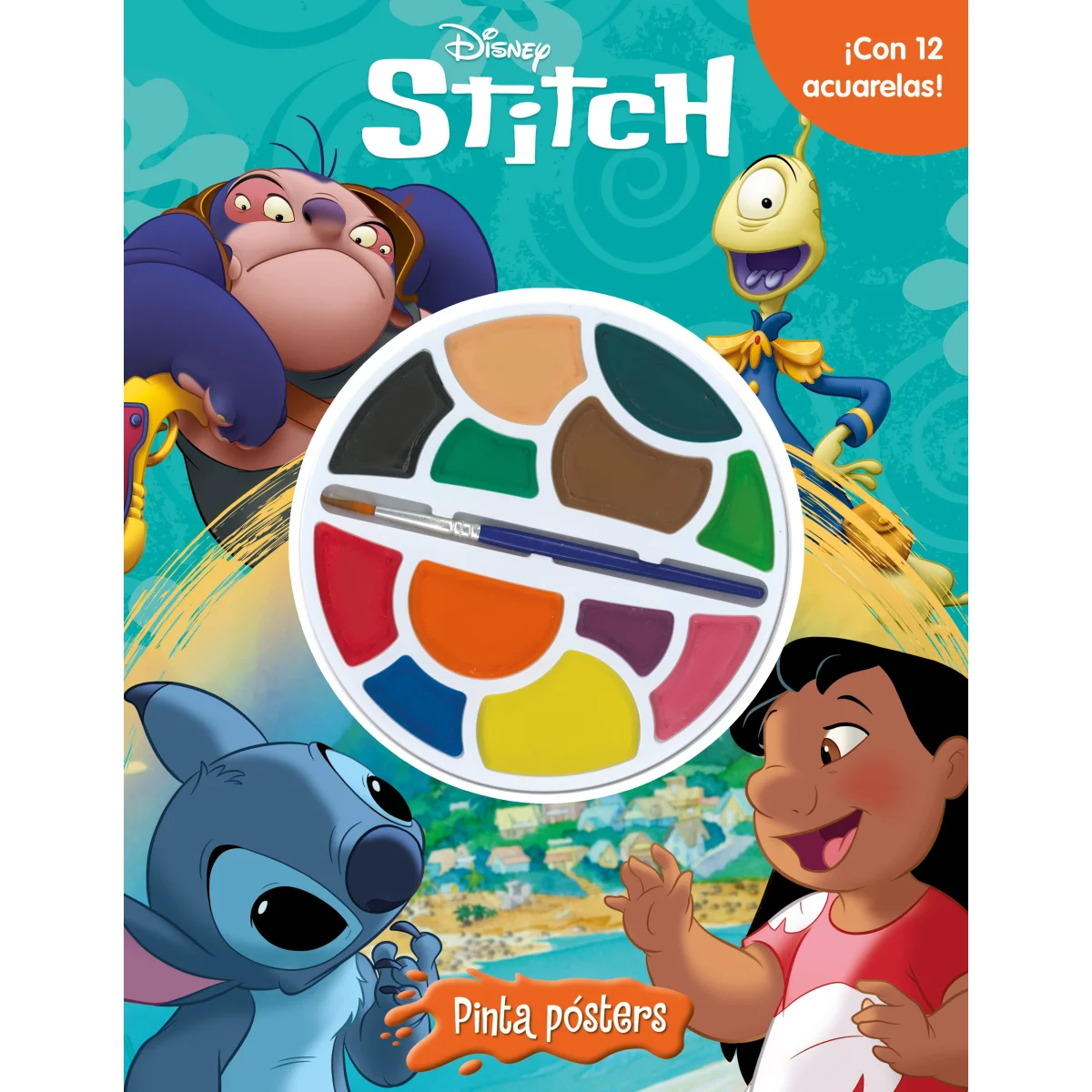 Stitch. Pinta pósters, Disney Libros