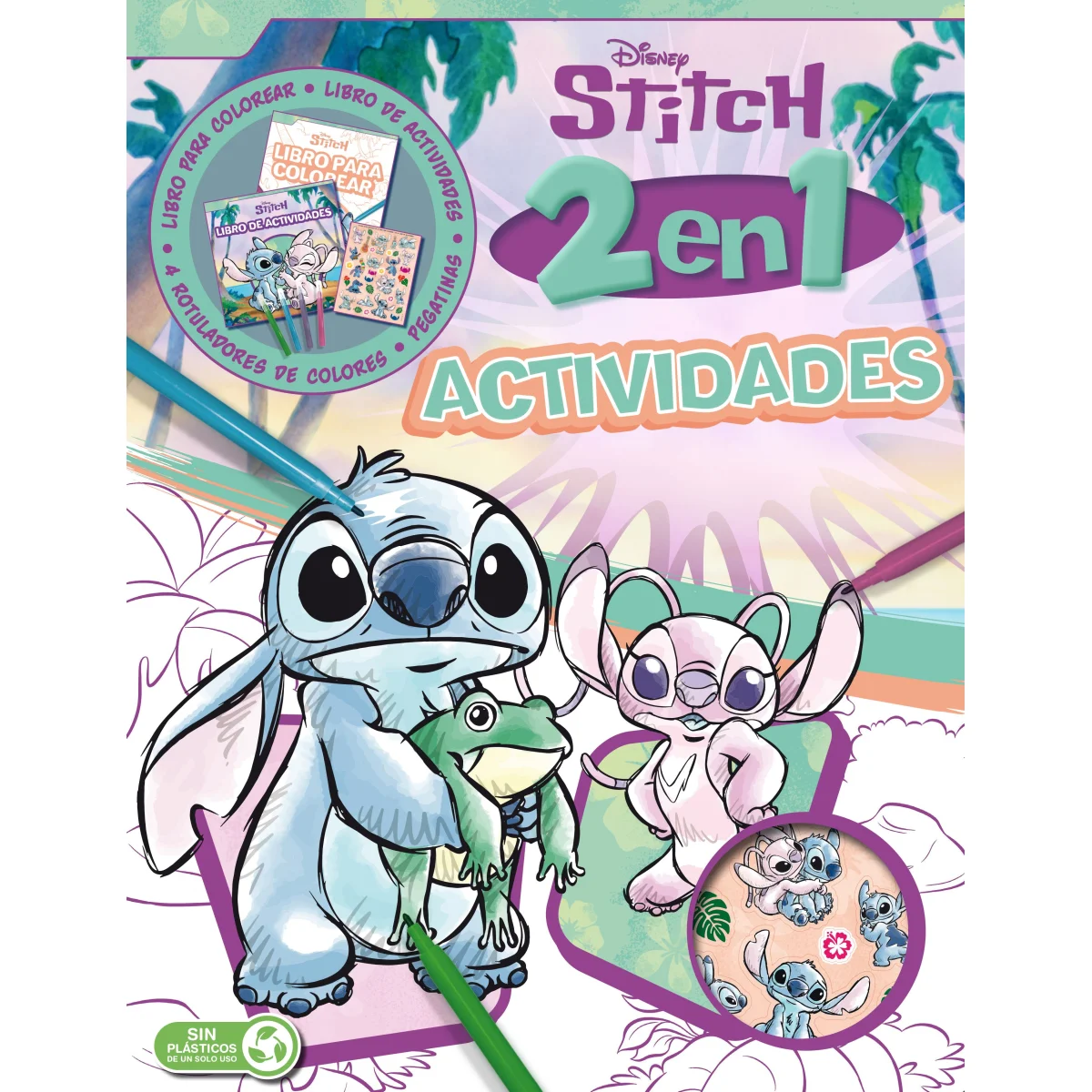 Stitch. Actividades 2 en 1, Disney Libros