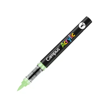 Retolador acrylic pinzell verd clar Campus 081779