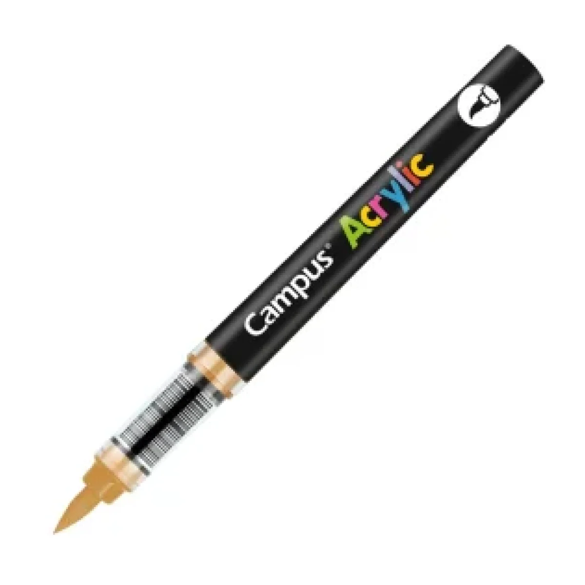 Retolador acrylic pinzell ocre Campus 081791