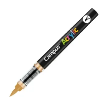 Retolador acrylic pinzell ocre Campus 081791