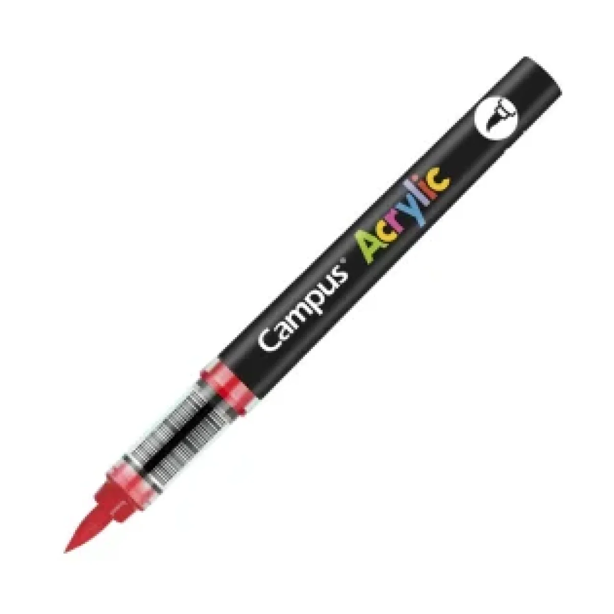Retolador acrylic pinzell vermell Campus 081772