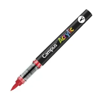 Retolador acrylic pinzell vermell Campus 081772