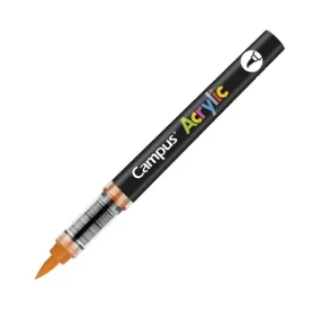 Retolador acrylic pinzell taronja Campus 081773
