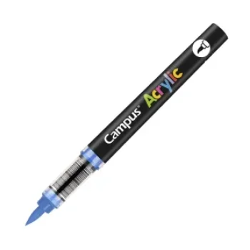 Retolador acrylic pinzell blau mitg Campus 081776