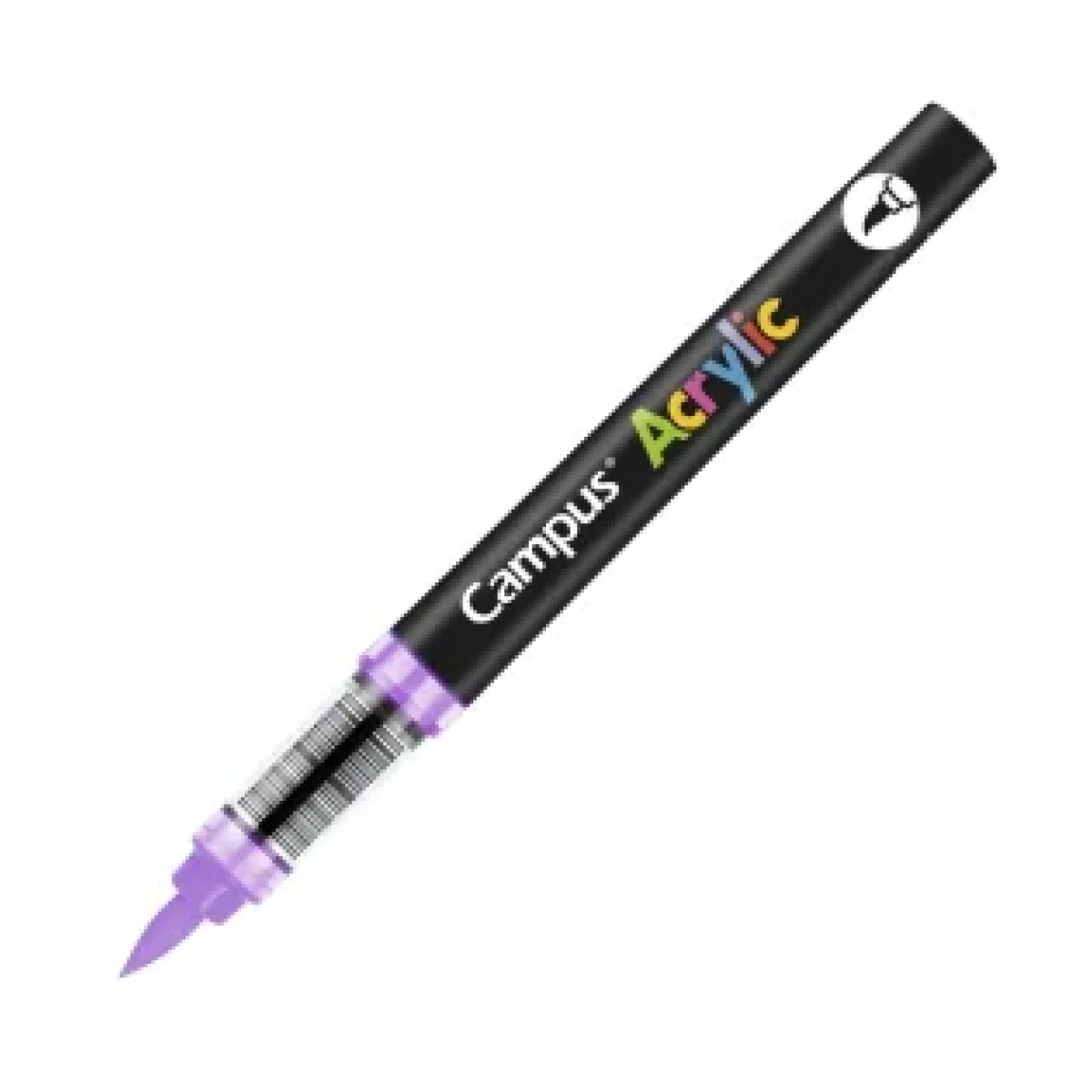 Retolador acrylic pinzell violeta clar Campus 081778