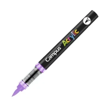 Retolador acrylic pinzell violeta clar Campus 081778