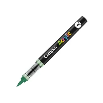 Retolador acrylic pinzell verd molsa Campus 081781