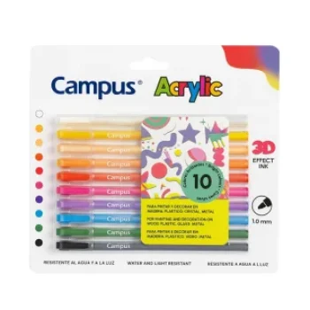 Estoig retolador acrylic 3D colors Campus -c 10- 081814