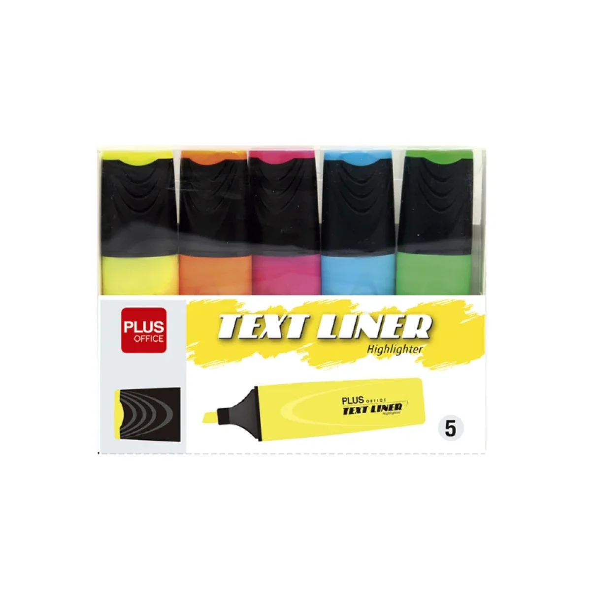 Fluorescent 5  colors neón Plus TextLiner 3.2 081803