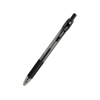 Bolígraf negre retràctil Campus Grip