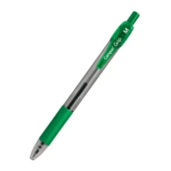 Bolígraf verd retràctil Campus Grip